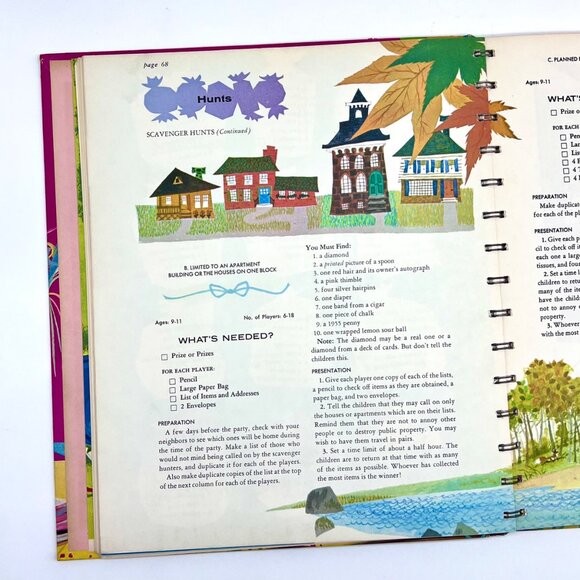 Vintage 1964 Betty Crocker Parties For Children Book Games Cakes Kids Ideas - Picture 5 of 10